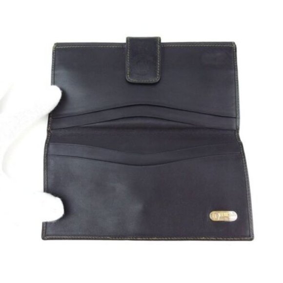 FENDI wallet pecan beige PVC ?~ leather Authentic Used - Picture 5 of 10